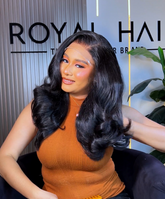 18” Super deluxe 300grams with 5x5 HD closure